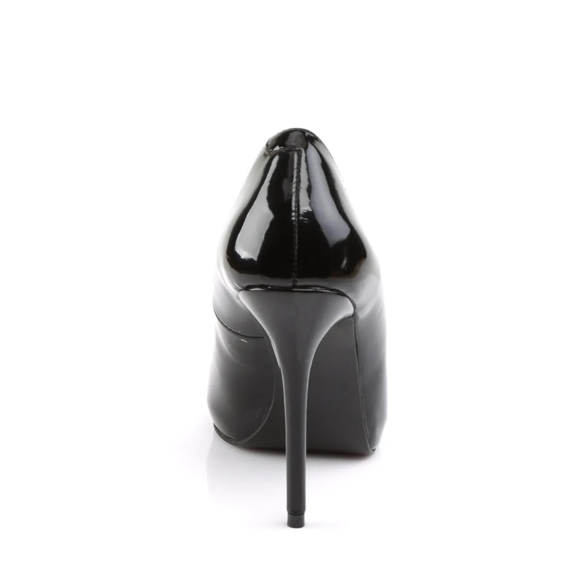 5 Inches Black Patent Classic Stilettos