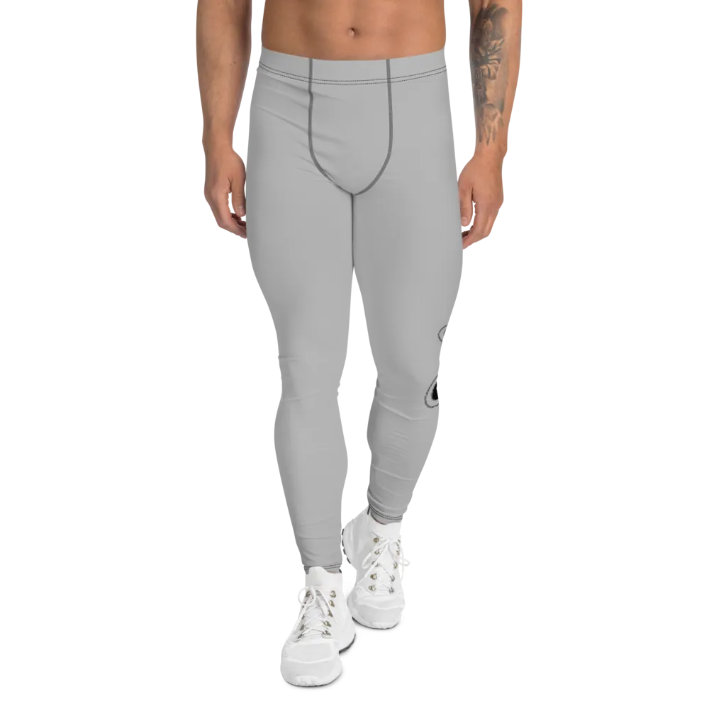 Athletic Apparatus Grey 2 Black logo V3 Men's Leggings