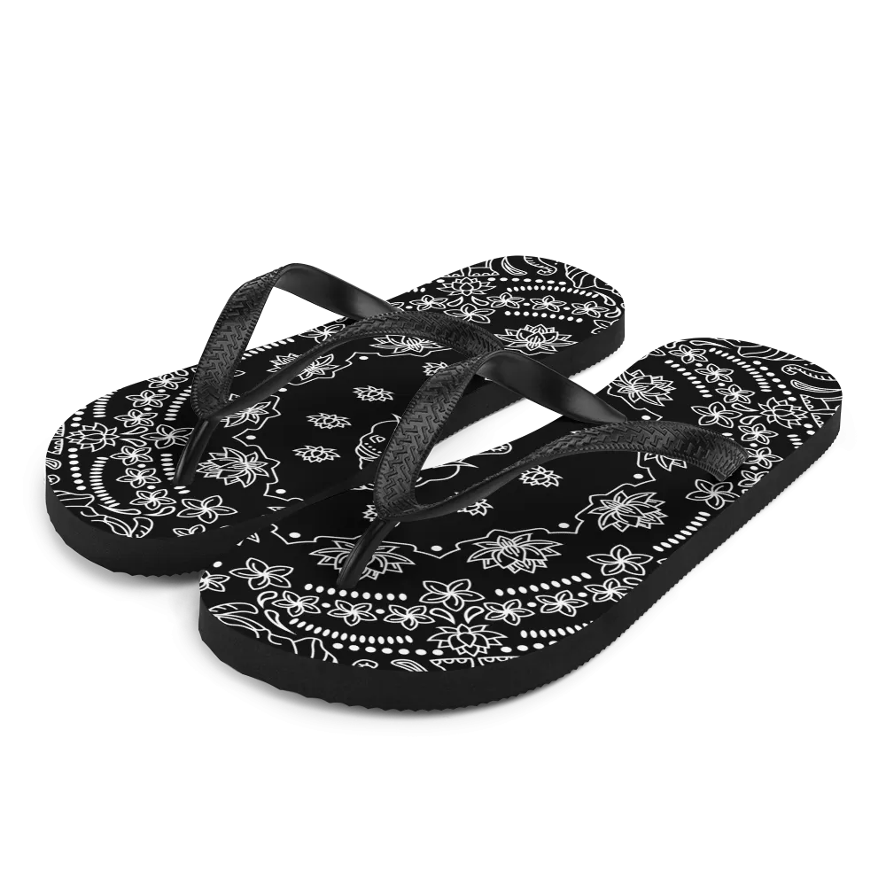 Bandana All-Over Flip-Flops