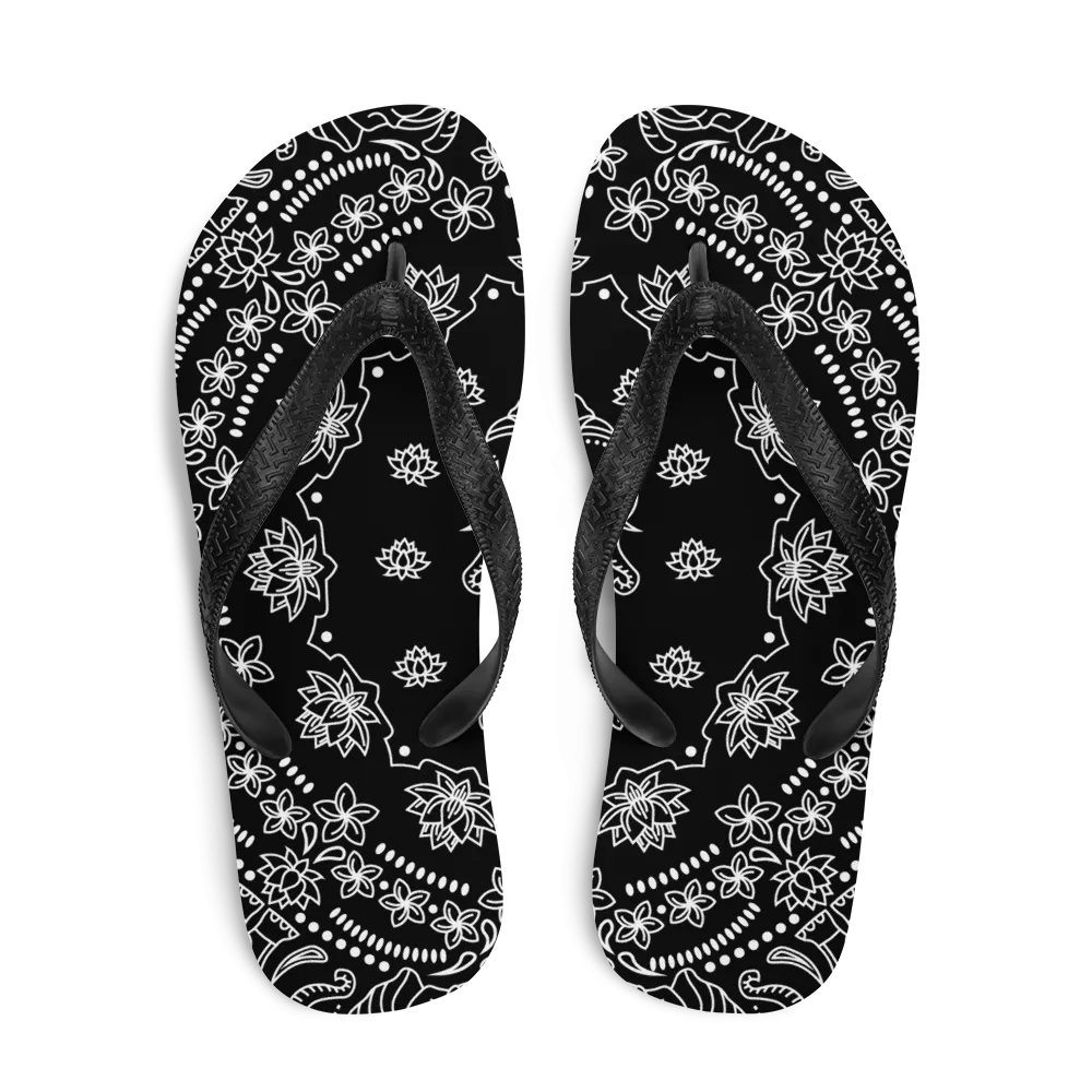 Bandana All-Over Flip-Flops