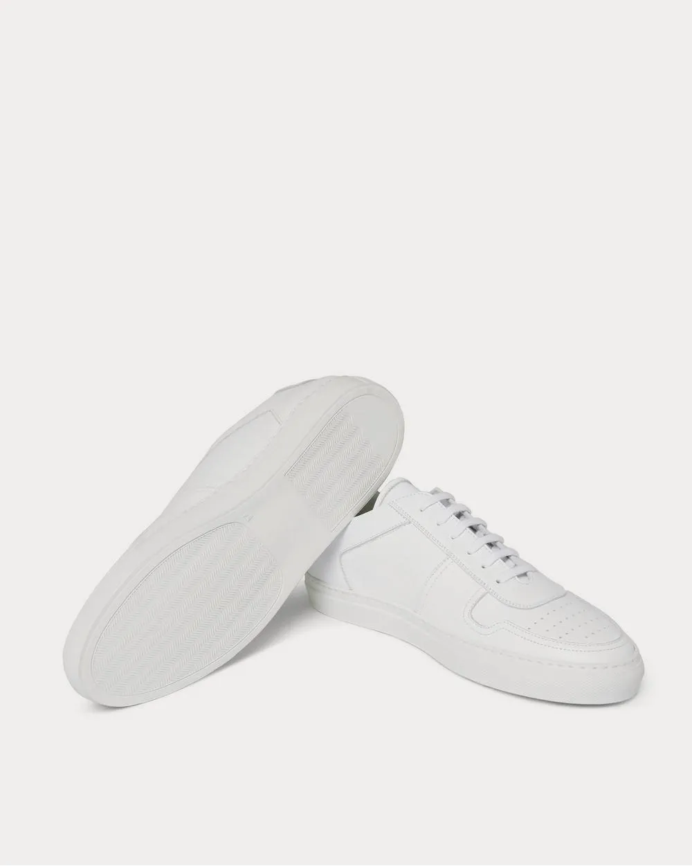 BBall Leather  White low top sneakers
