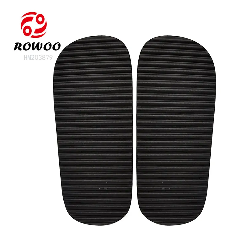 Black Flip Flops Wholesale Customized Logo White Slipper Shoes EVA Soft Thong Pool Sandals