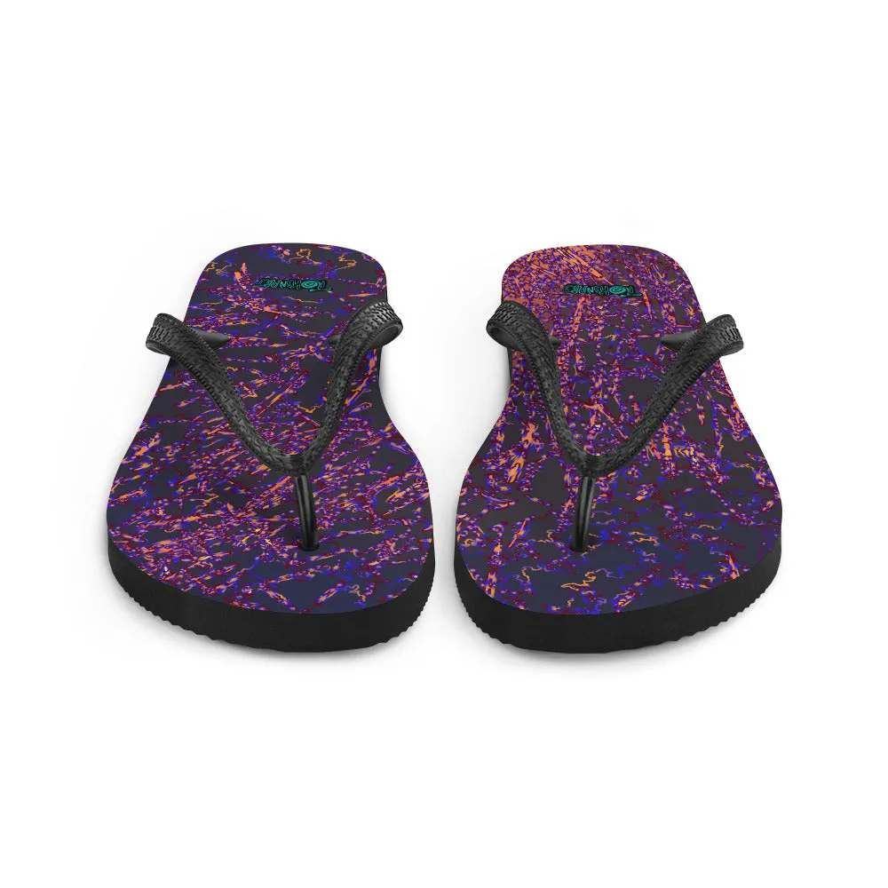 Blue Fire-Flip-Flops