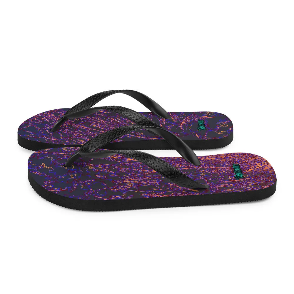 Blue Fire-Flip-Flops