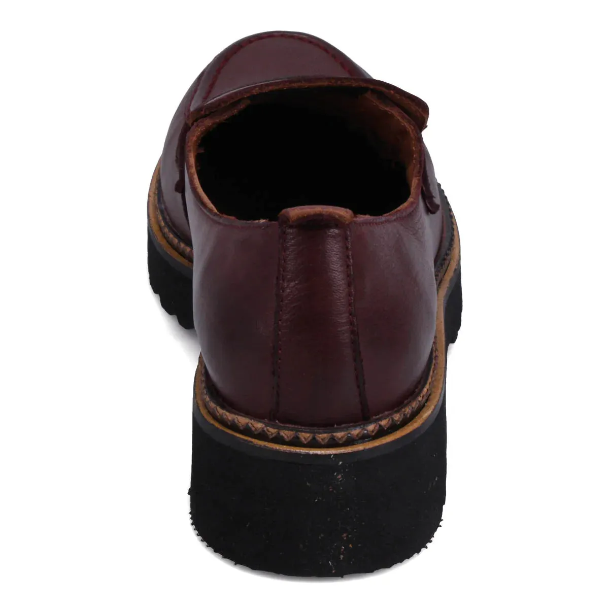 Bueno Annie Loafer | Black   Merlot