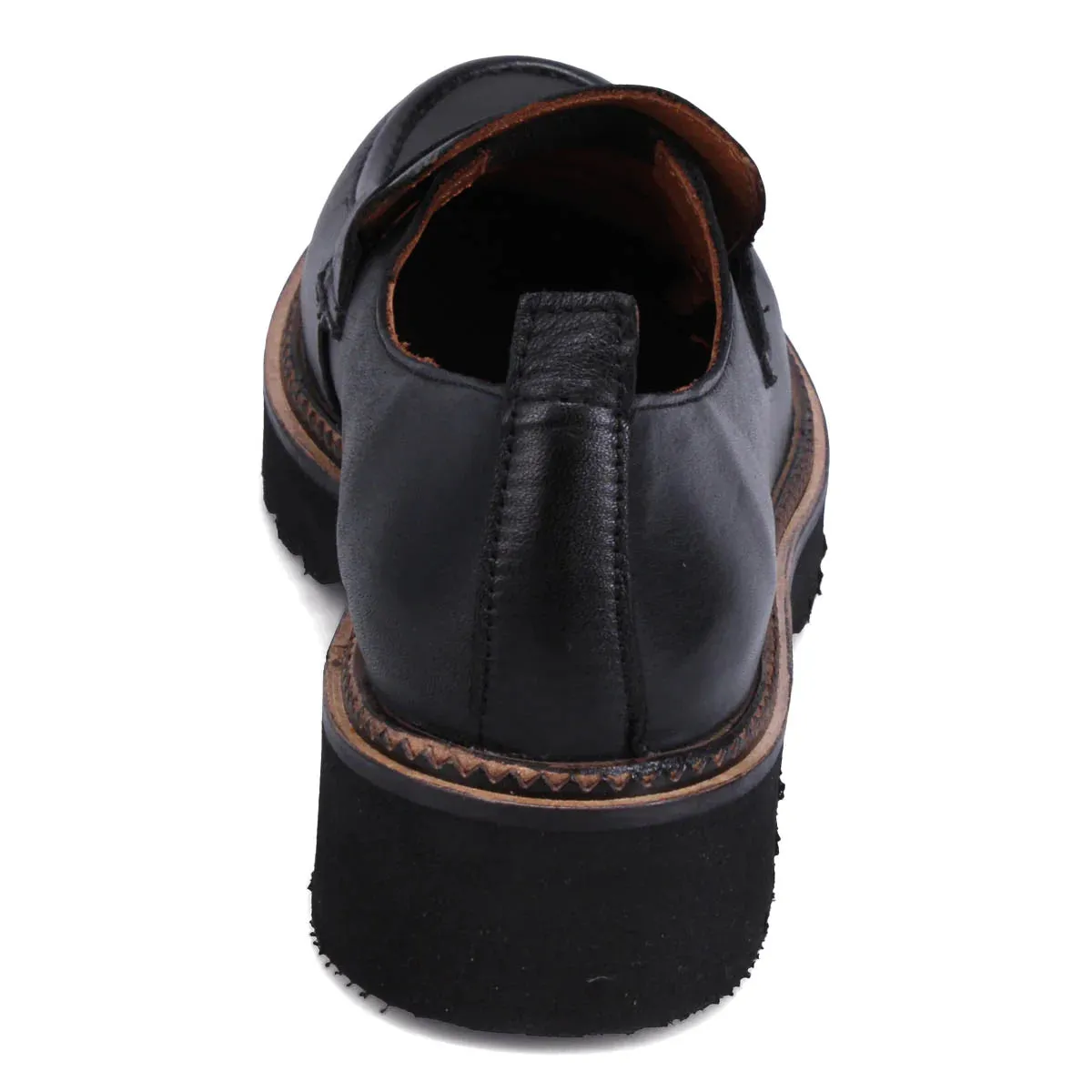 Bueno Annie Loafer | Black   Merlot