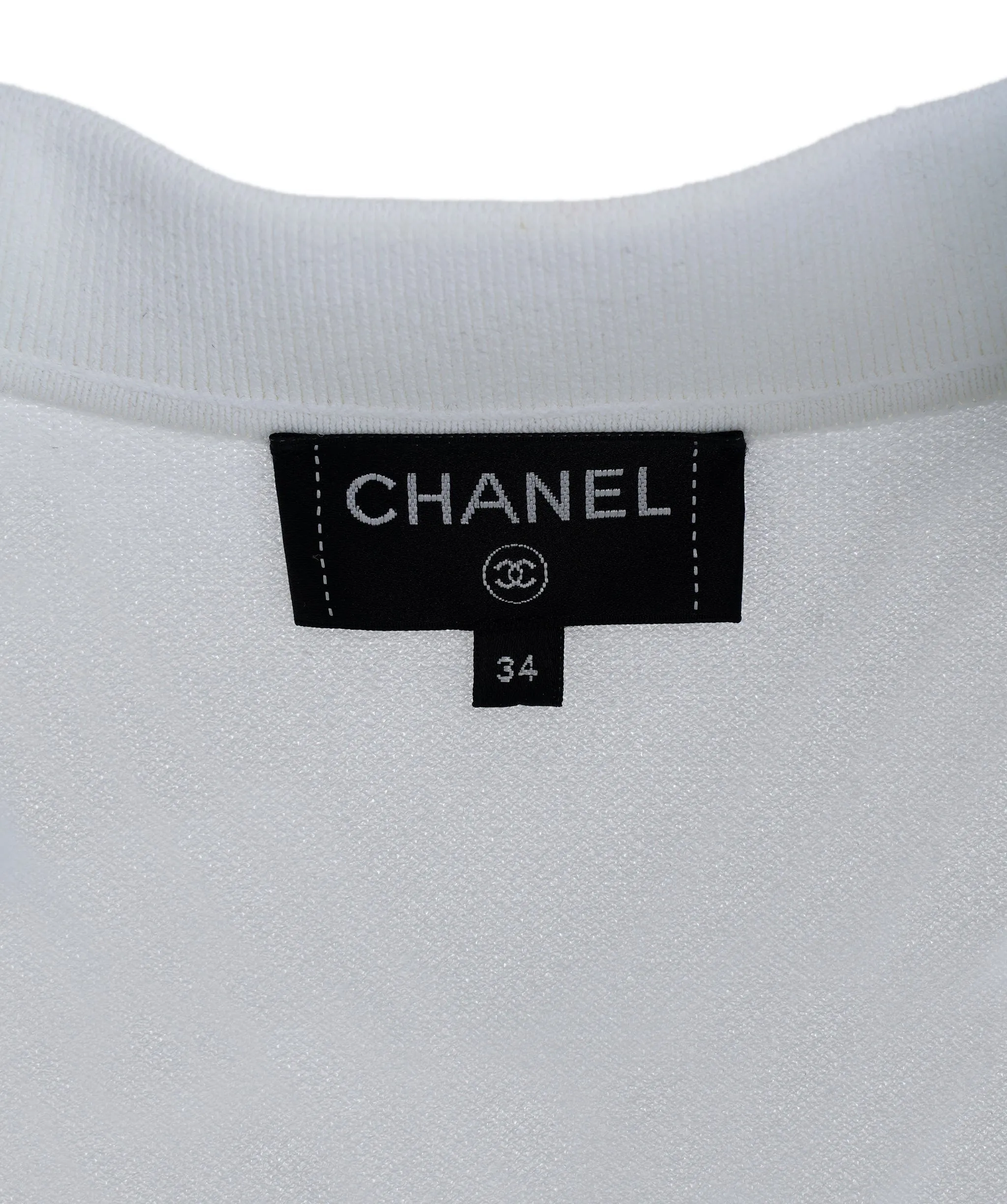 Chanel set white orange ASL7544