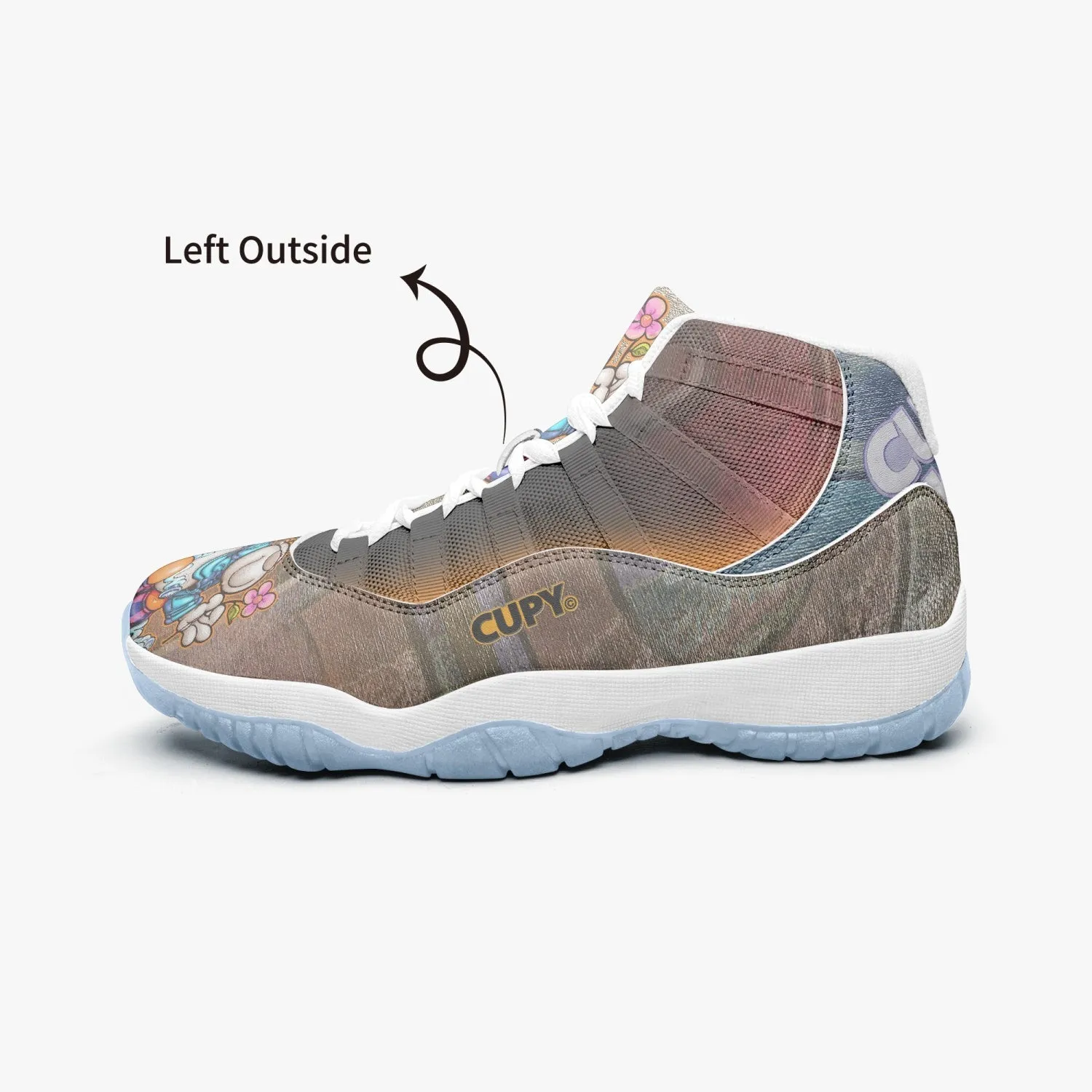 CUPY Basketball Sneakers -Blue Sole