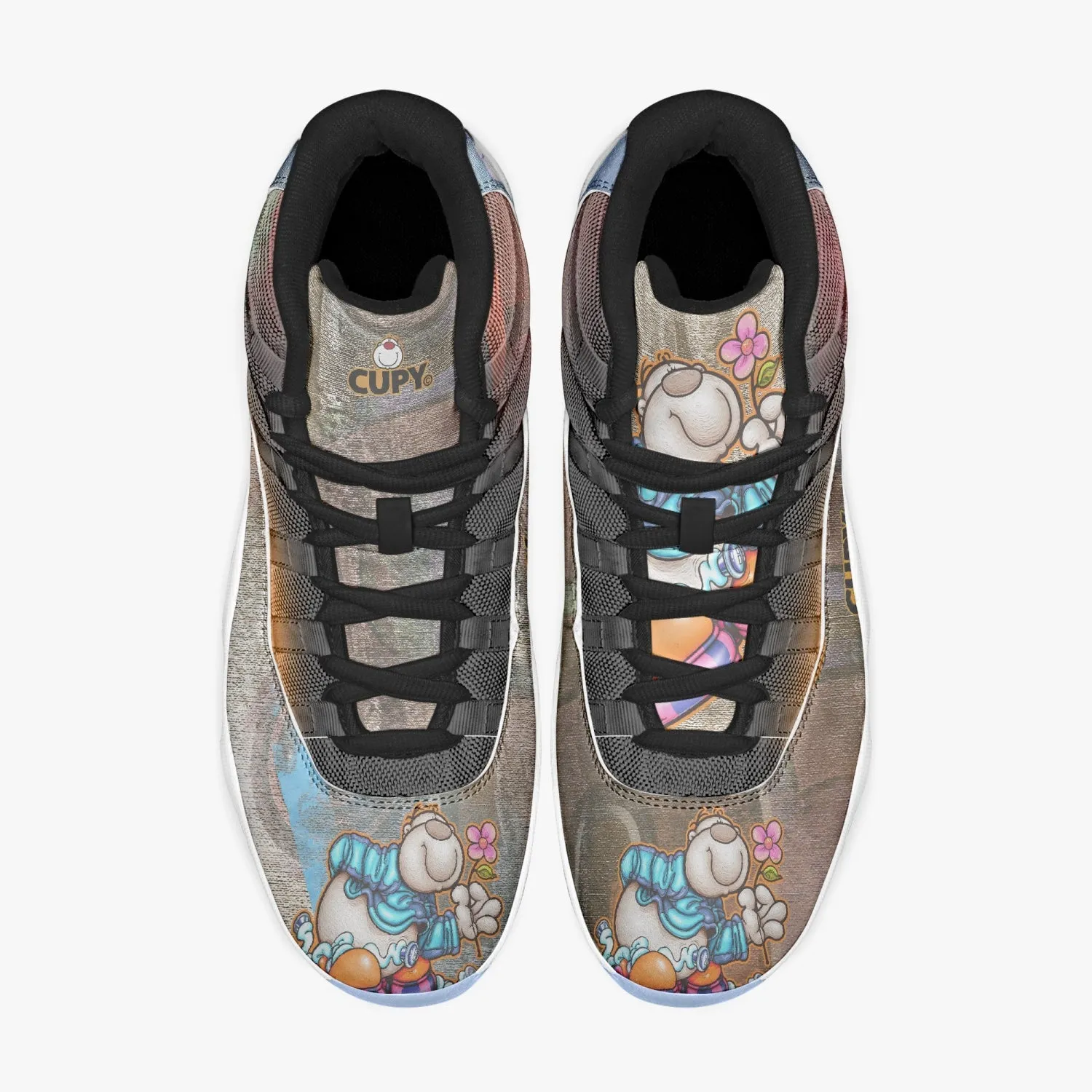 CUPY Basketball Sneakers -Blue Sole