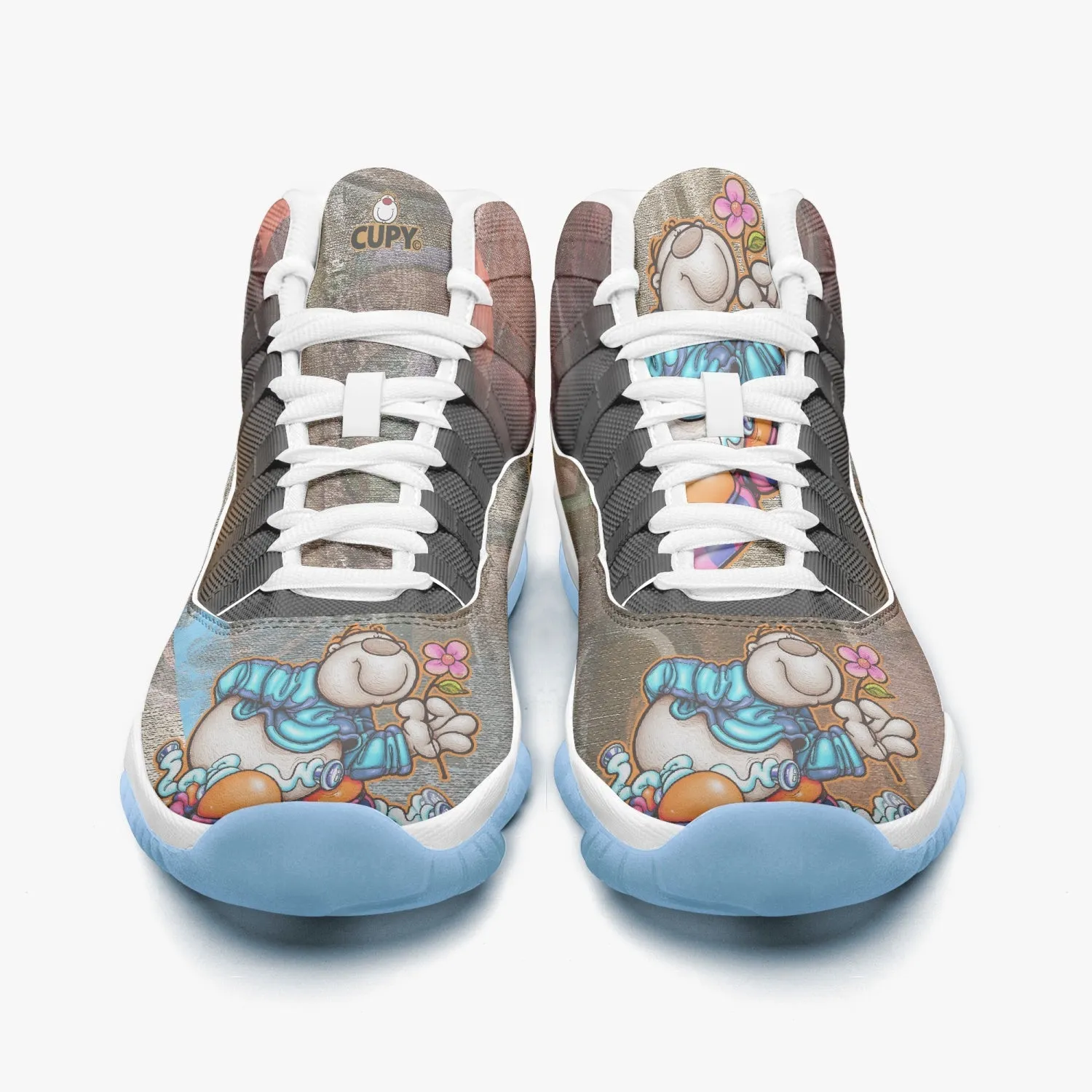 CUPY Basketball Sneakers -Blue Sole