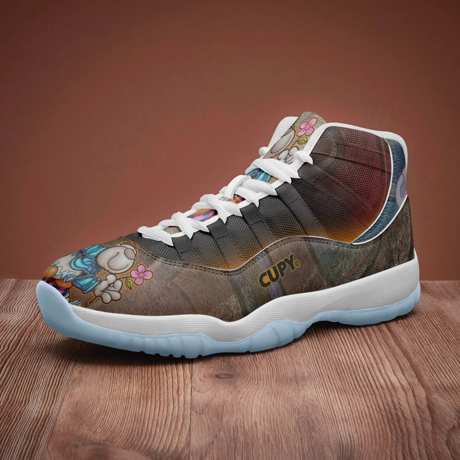 CUPY Basketball Sneakers -Blue Sole