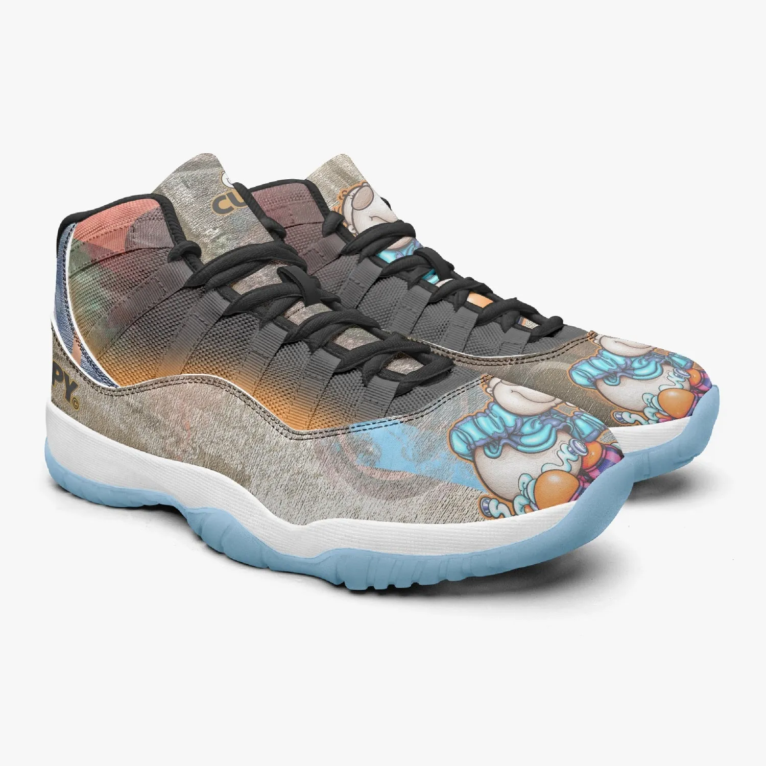 CUPY Basketball Sneakers -Blue Sole