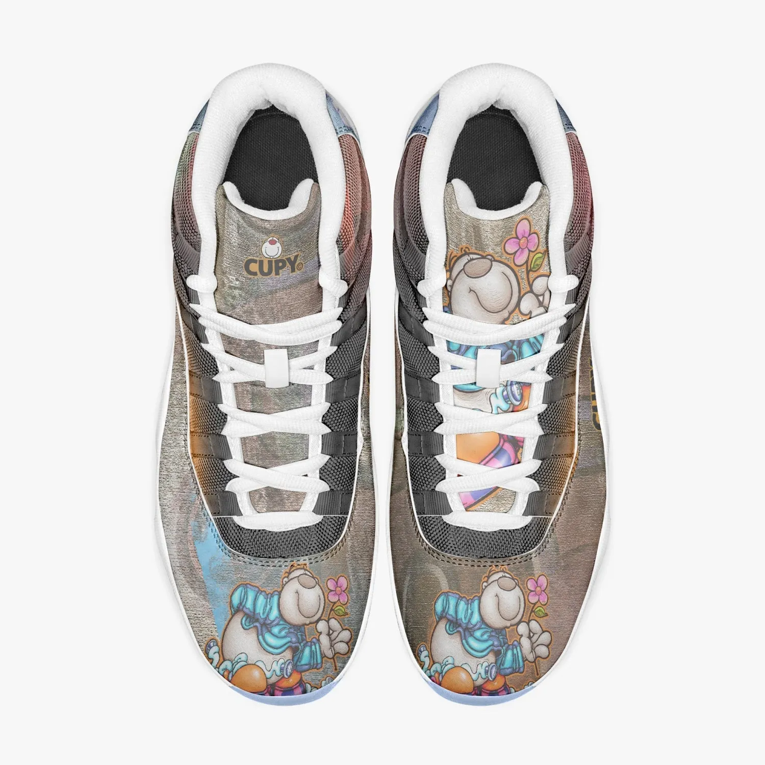 CUPY Basketball Sneakers -Blue Sole