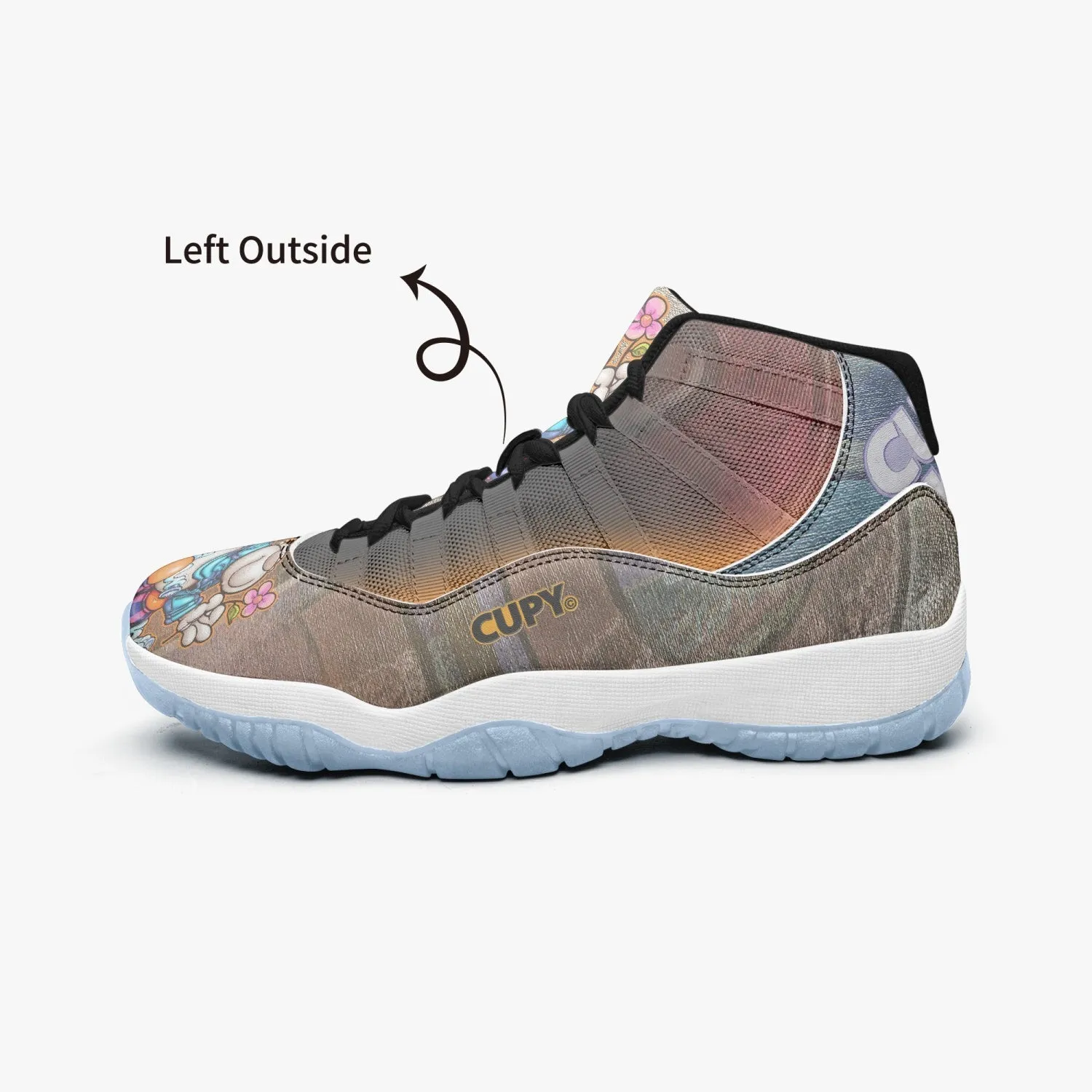 CUPY Basketball Sneakers -Blue Sole