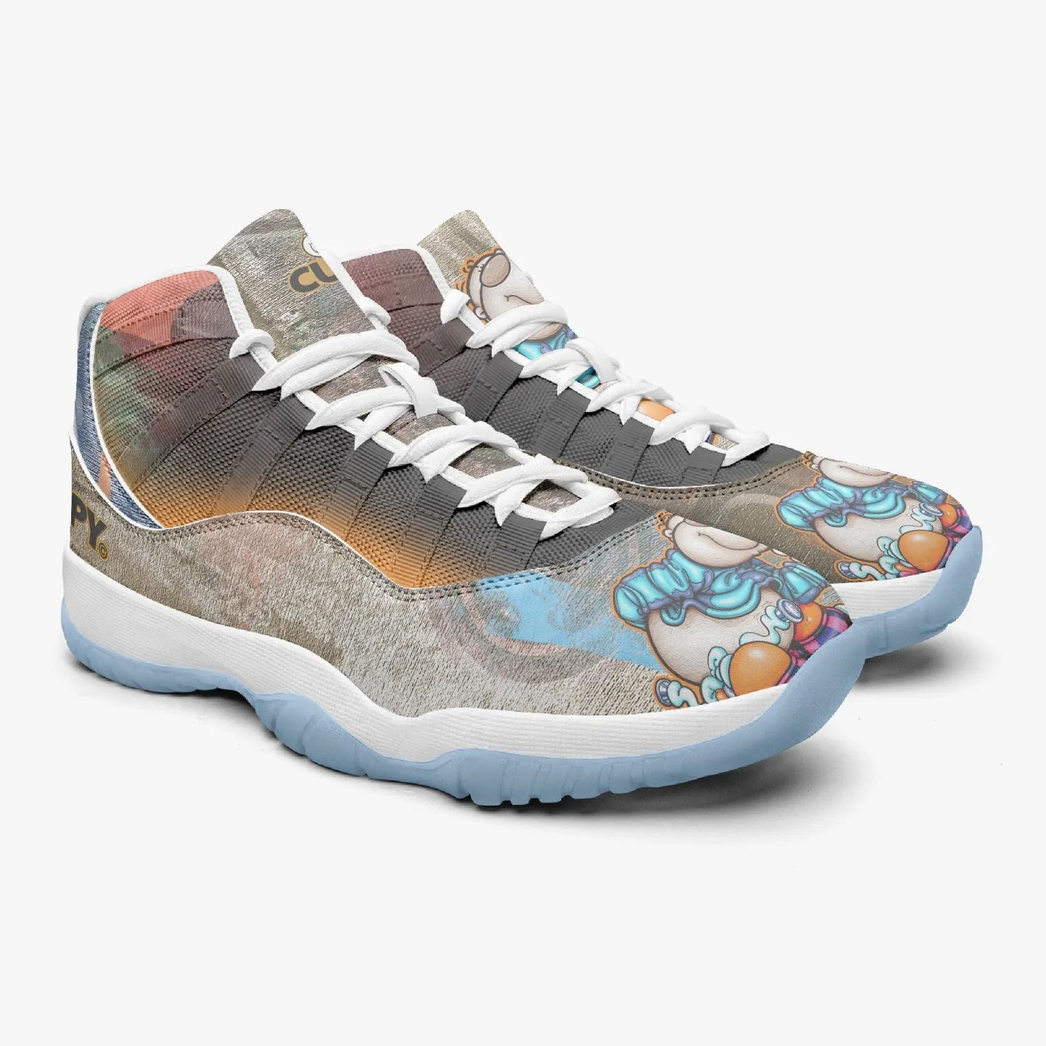 CUPY Basketball Sneakers -Blue Sole