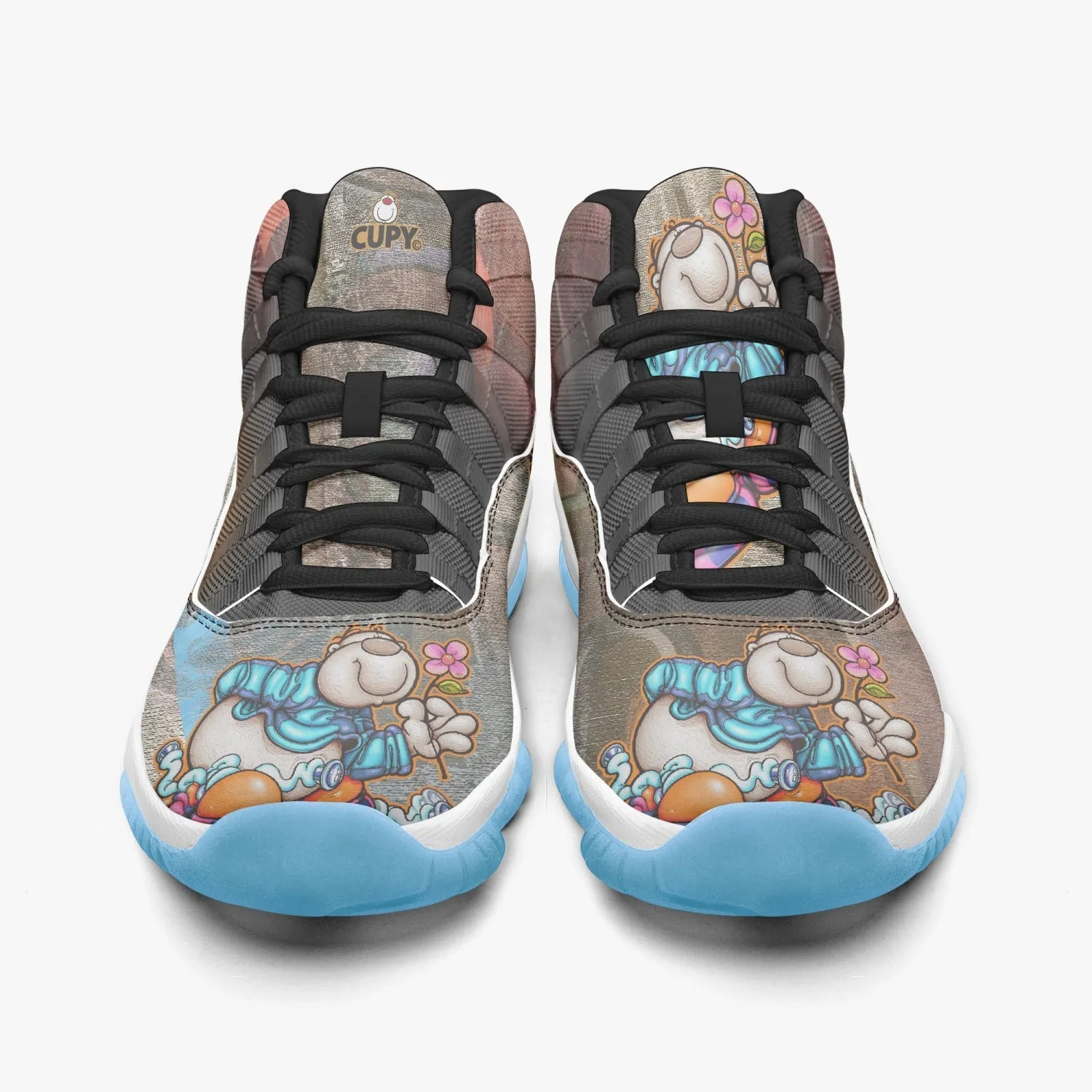 CUPY Basketball Sneakers -Blue Sole