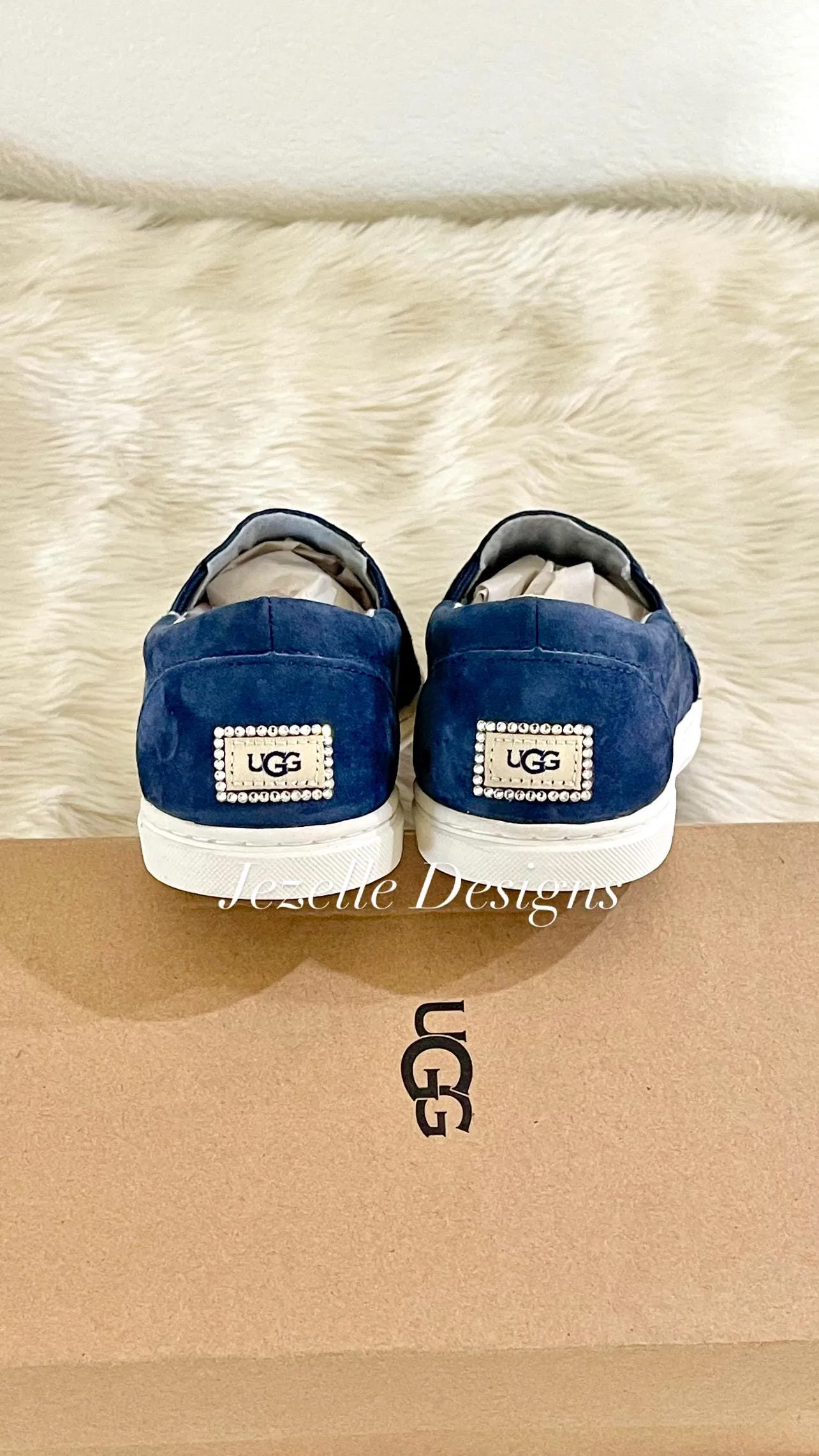 Custom Bling Swarovski Uggs Loafers