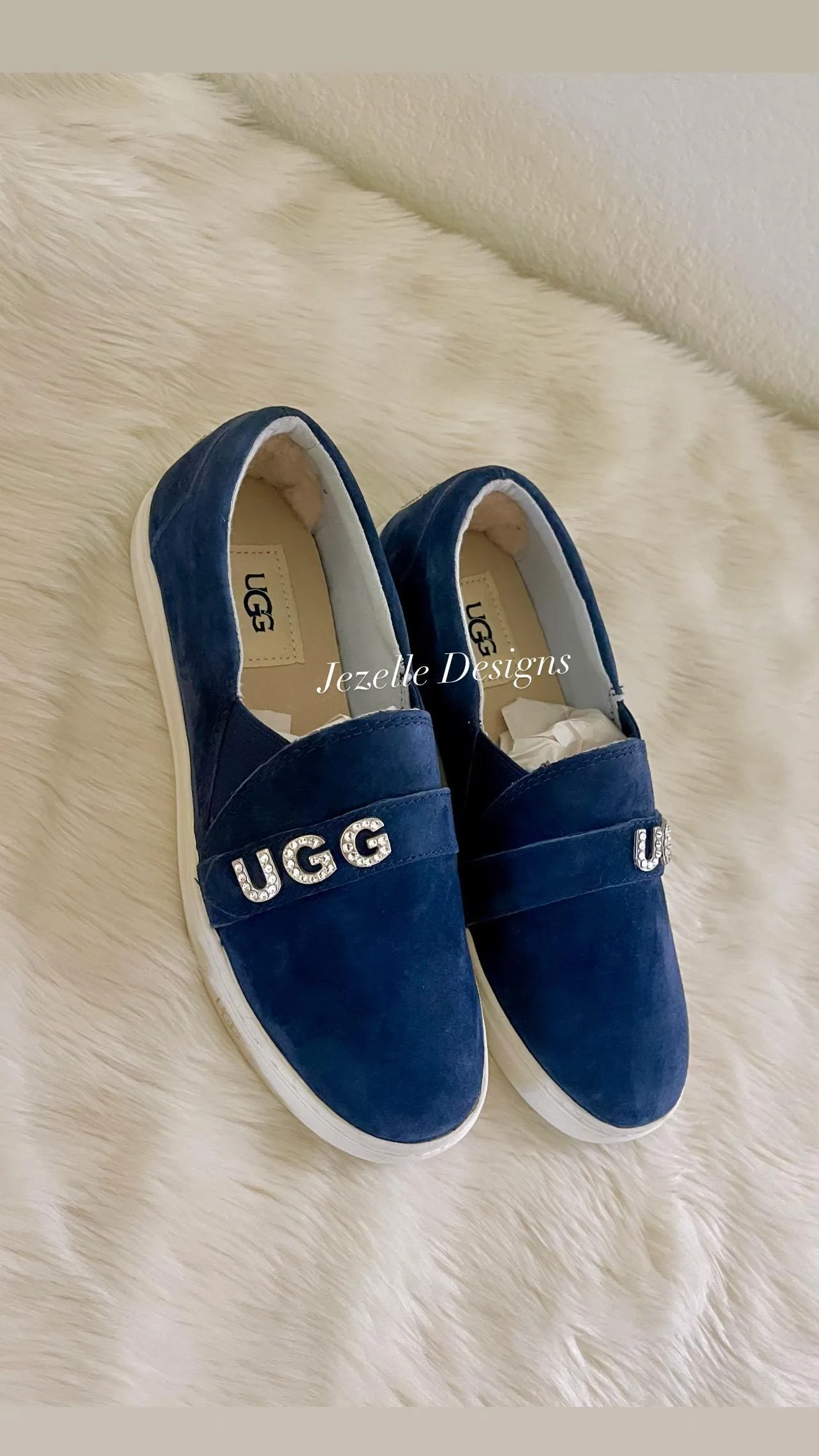 Custom Bling Swarovski Uggs Loafers