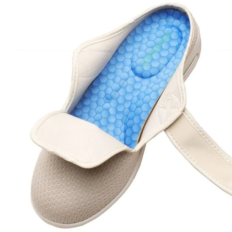 Cuzcare Orthopedic Shoes For Women Open Back Hook&loop Arch Support Slippers Spring Summer