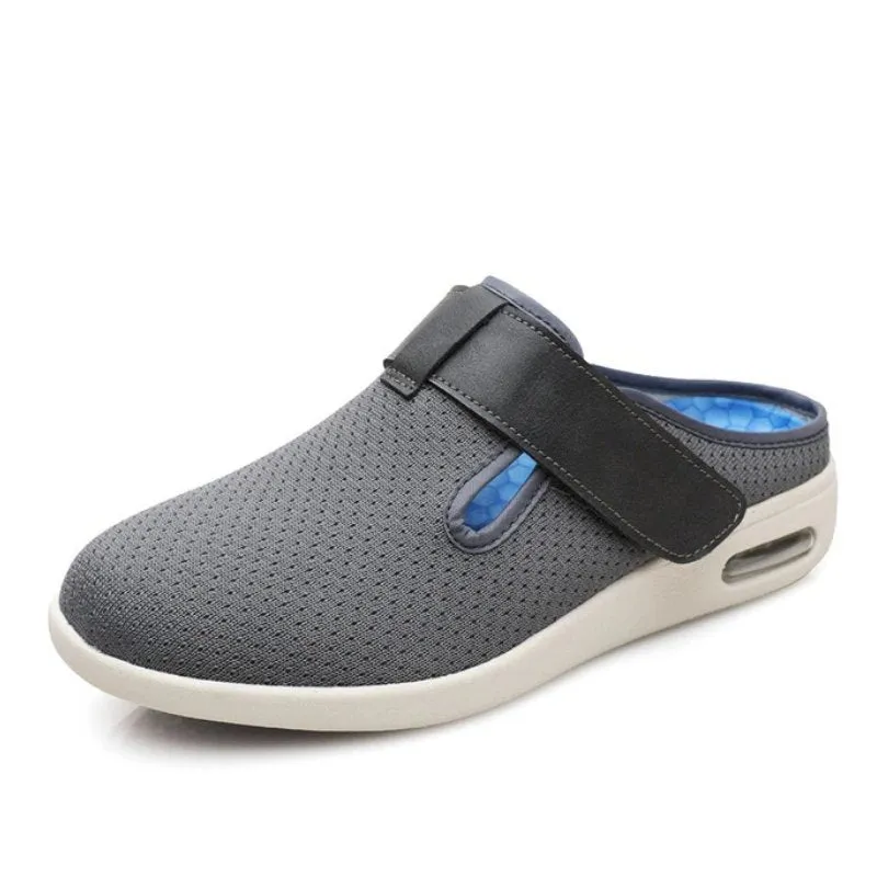 Cuzcare Orthopedic Shoes For Women Open Back Hook&loop Arch Support Slippers Spring Summer