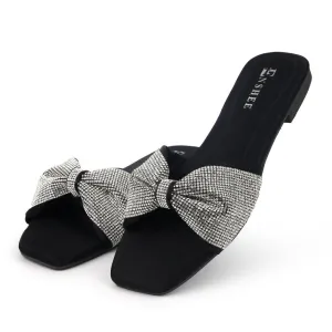 DIAMOND-SLIPPER-BLACK