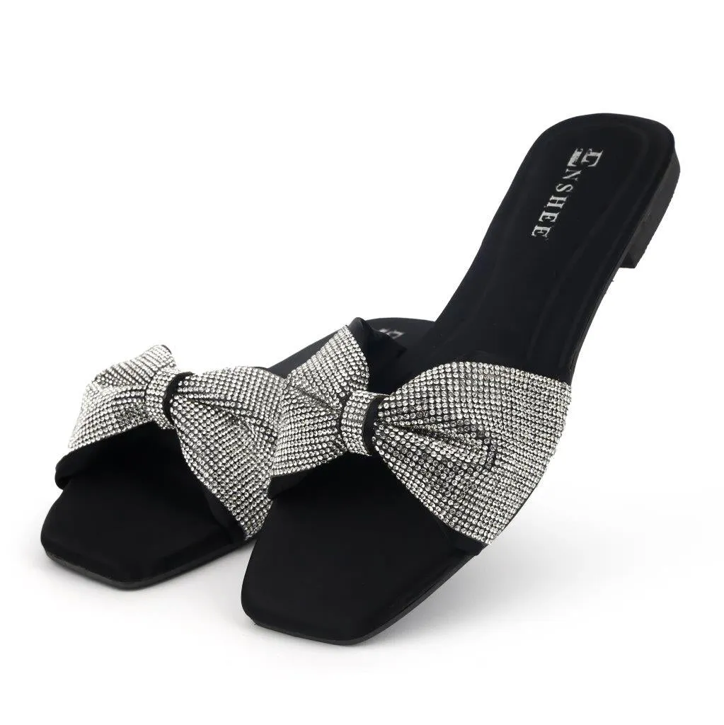 DIAMOND-SLIPPER-BLACK