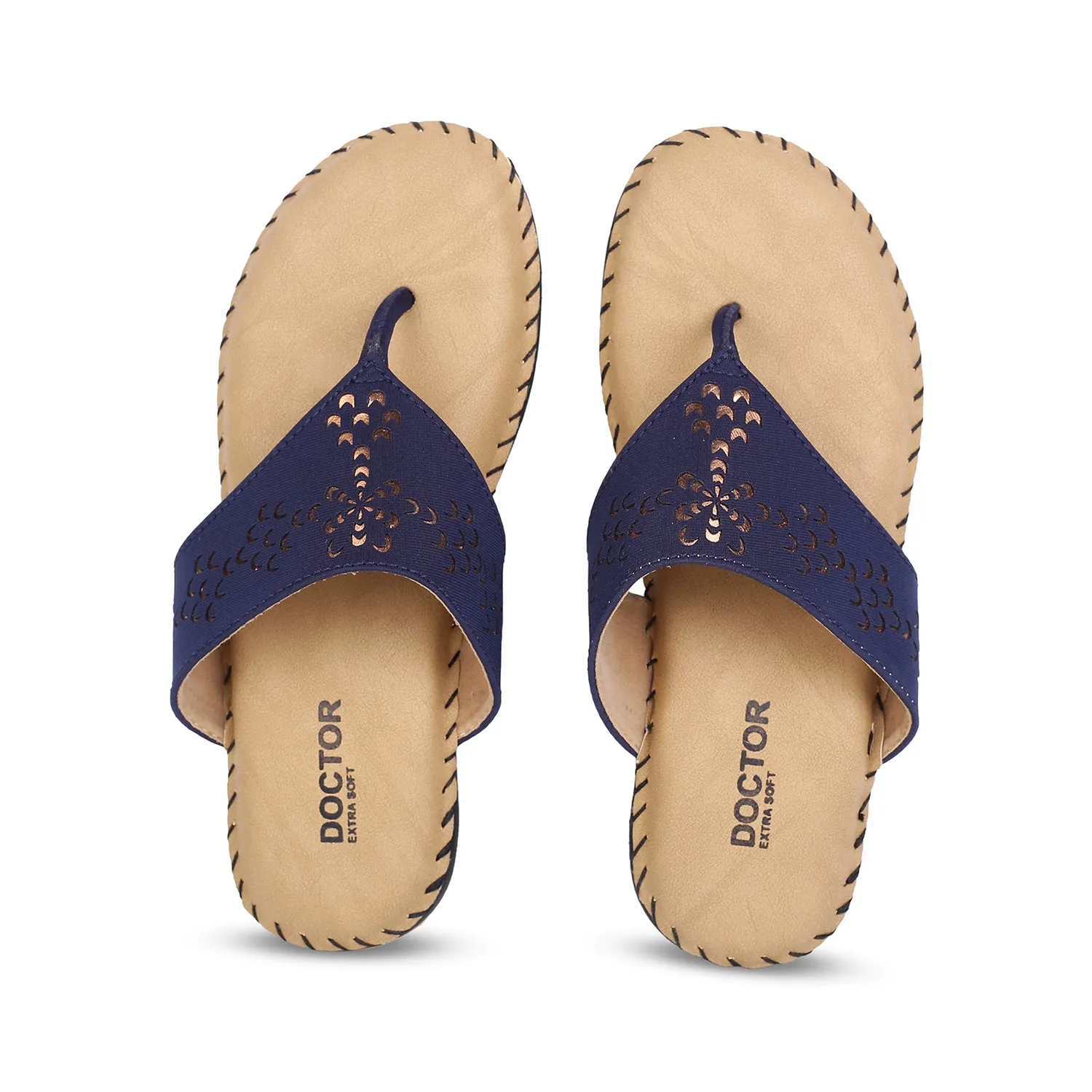 DOCTOR EXTRA SOFT ART-607 Women's Dr.Chappal For Ladies With Open Toe Style, Relaxing Footwear For Good Feet Health