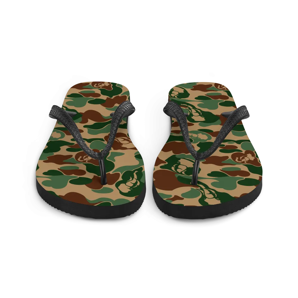 Elephant Camo All-Over Flip-Flops