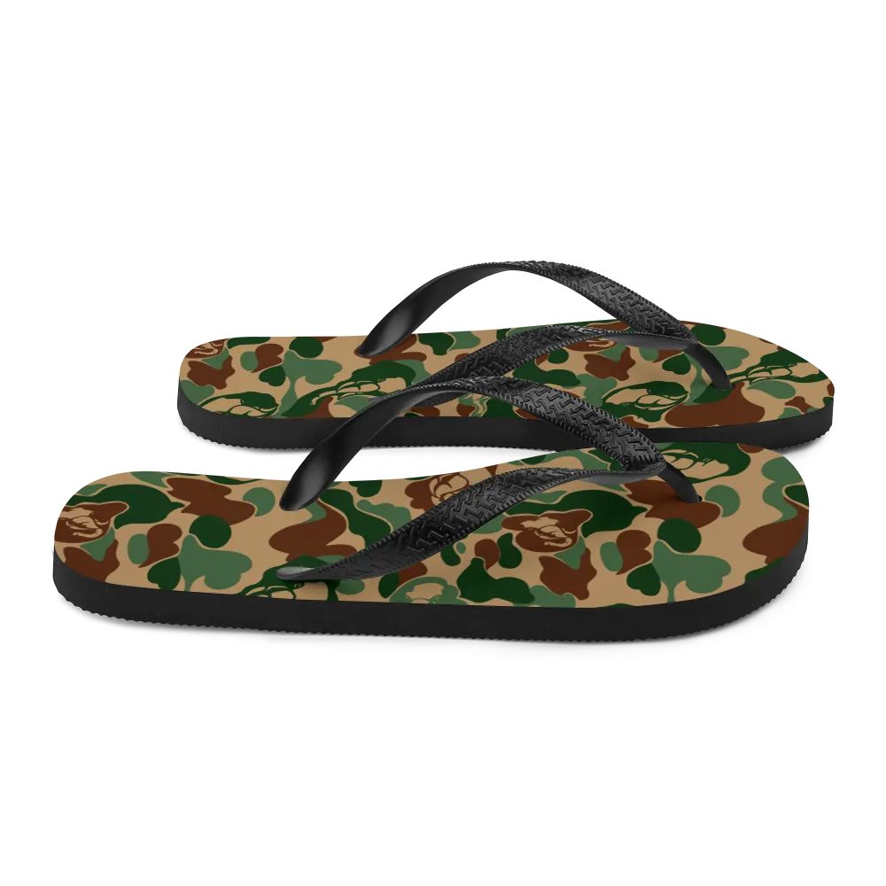 Elephant Camo All-Over Flip-Flops