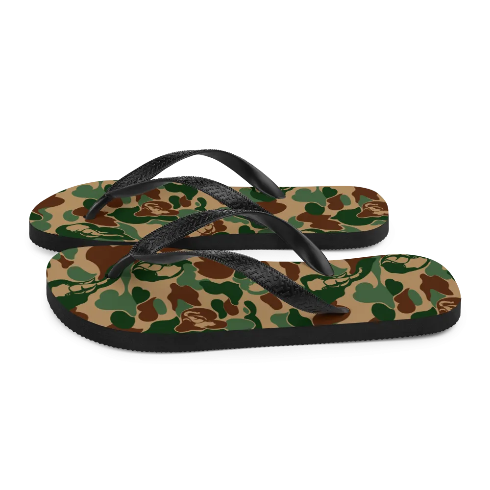 Elephant Camo All-Over Flip-Flops