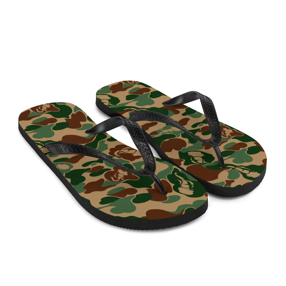 Elephant Camo All-Over Flip-Flops