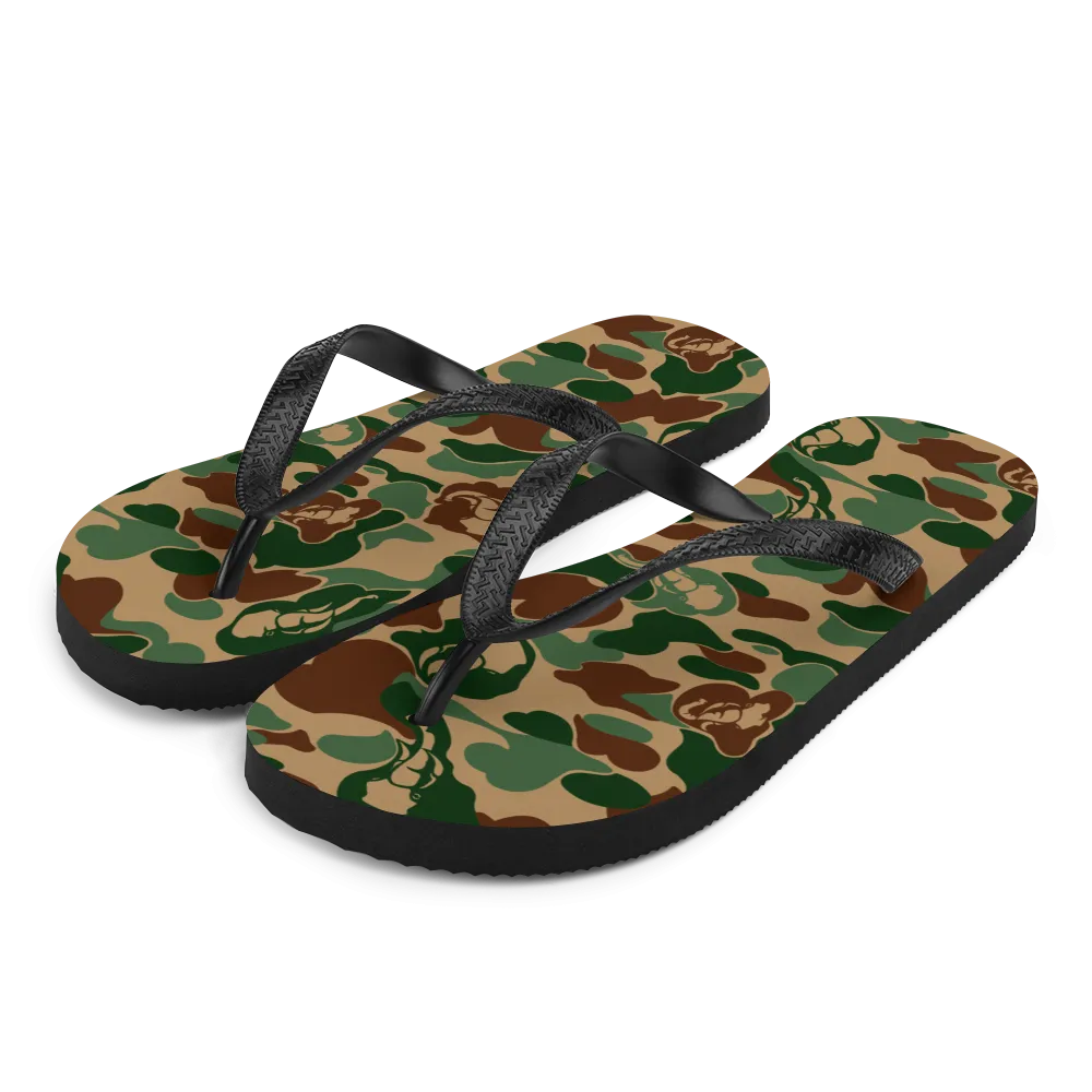 Elephant Camo All-Over Flip-Flops