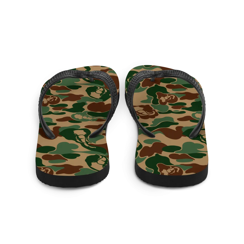 Elephant Camo All-Over Flip-Flops
