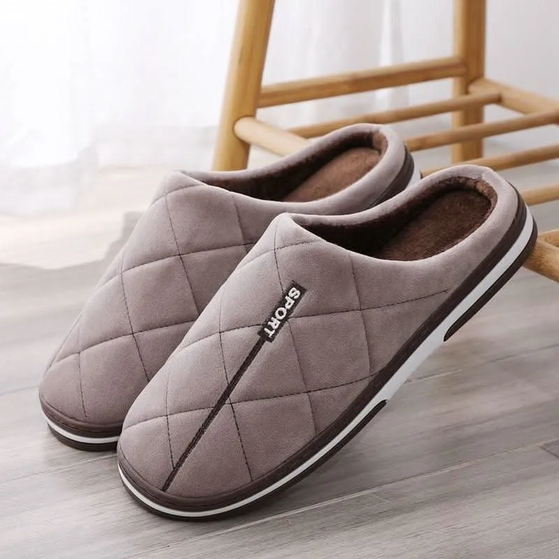 Extra Large Indoor Wide Fit Slippers for Men