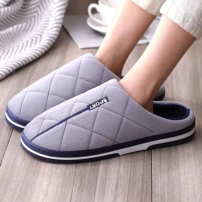 Extra Large Indoor Wide Fit Slippers for Men