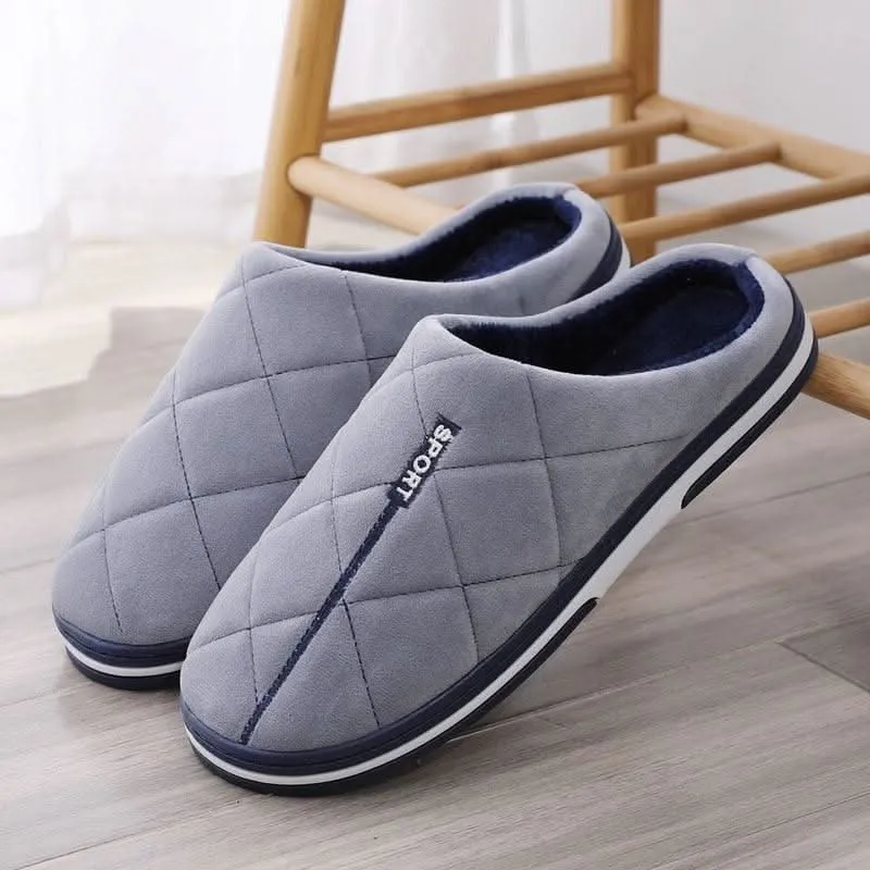 Extra Large Indoor Wide Fit Slippers for Men