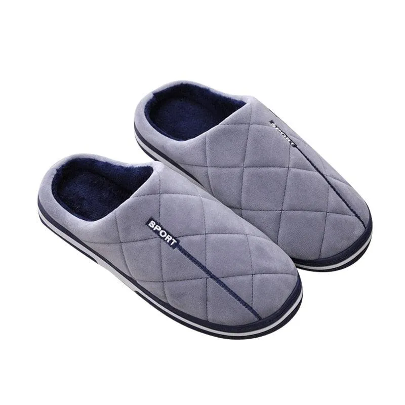 Extra Large Indoor Wide Fit Slippers for Men