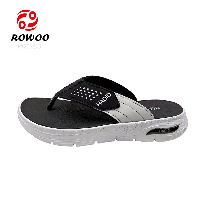Factory Price Soft EVA Flip Flops Anti-slip Sport Thong Sandals Thick Bottom Air-cushion Men Summer Pool Shoes