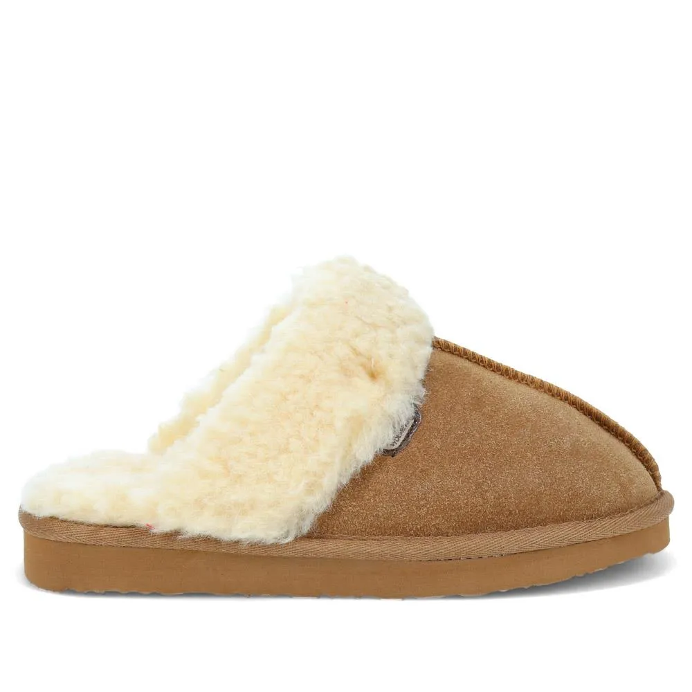 Faux-Fur-Lined Mule Slippers - EDNB40035 / 326 896