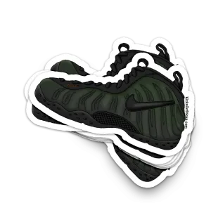 Foamposite Pro "Seqouia" Sneaker Sticker