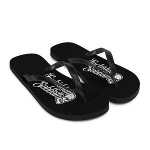 FORBIDDEN SABBATH LOGOFLIP-FLOPS