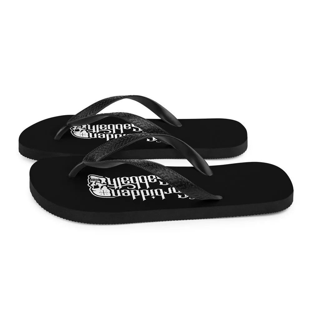 FORBIDDEN SABBATH LOGOFLIP-FLOPS