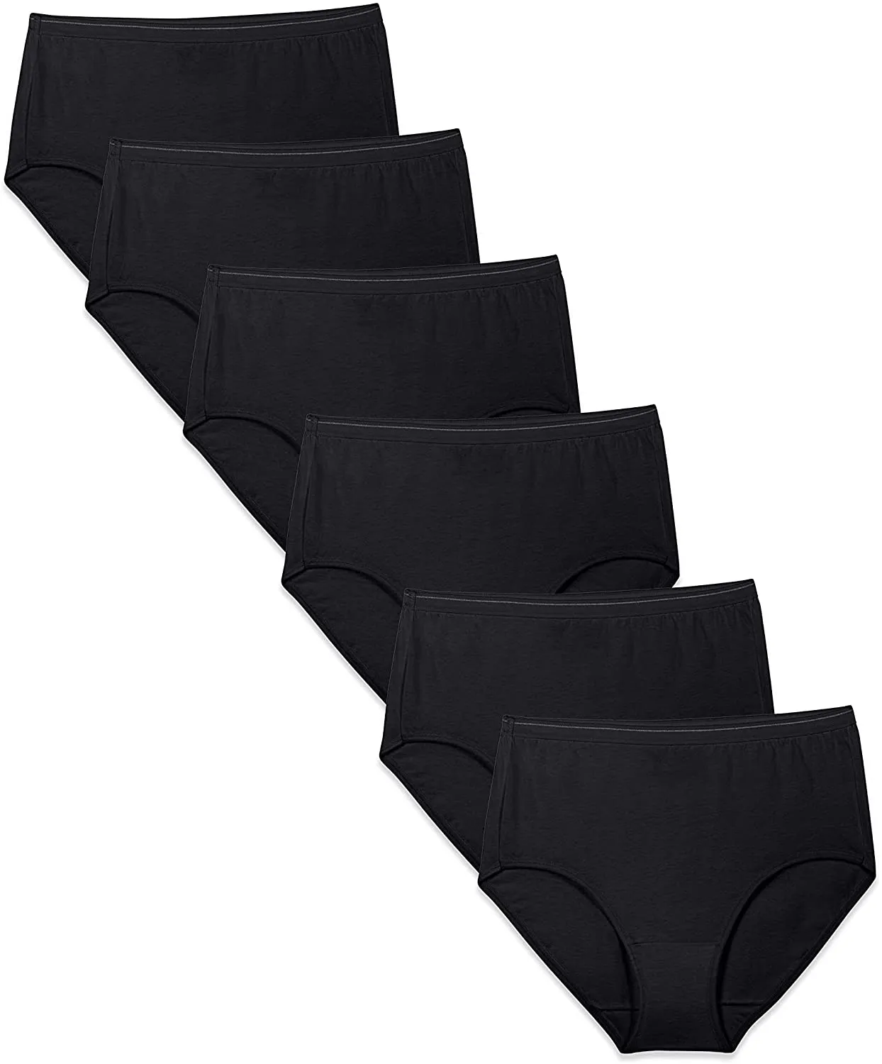 Fruit of the Loom Women's Tag Free Cotton Brief Panties (Regular & Plus Size)