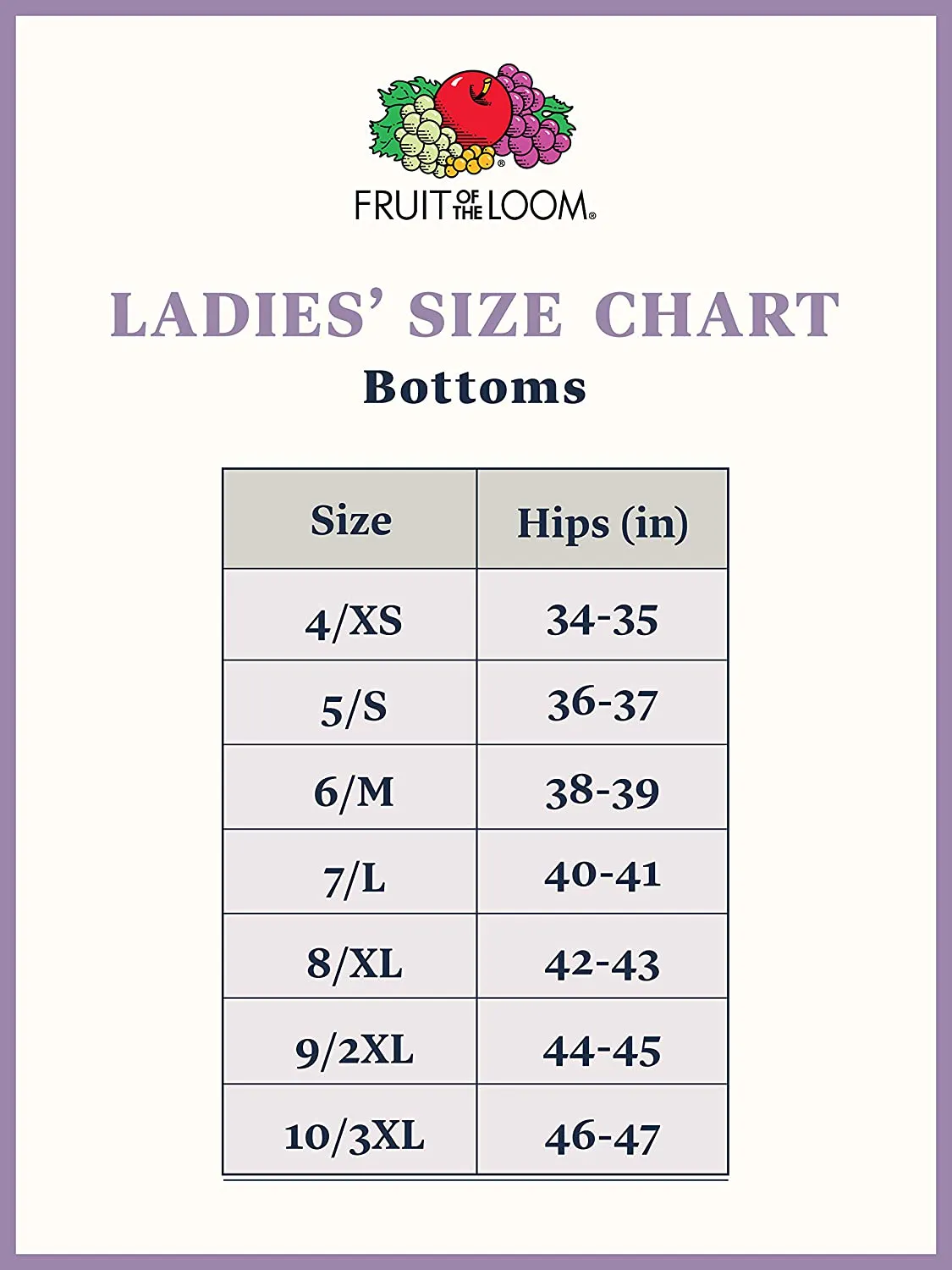 Fruit of the Loom Women's Tag Free Cotton Brief Panties (Regular & Plus Size)