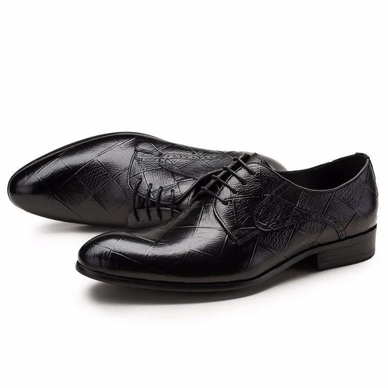 Genuine Leather Shoes For Men Fashion Oxford Shoes Mens Dress Shoes