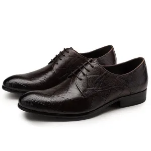 Genuine Leather Shoes For Men Fashion Oxford Shoes Mens Dress Shoes