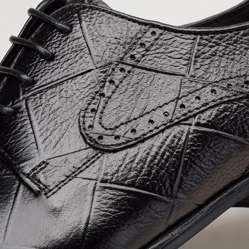 Genuine Leather Shoes For Men Fashion Oxford Shoes Mens Dress Shoes