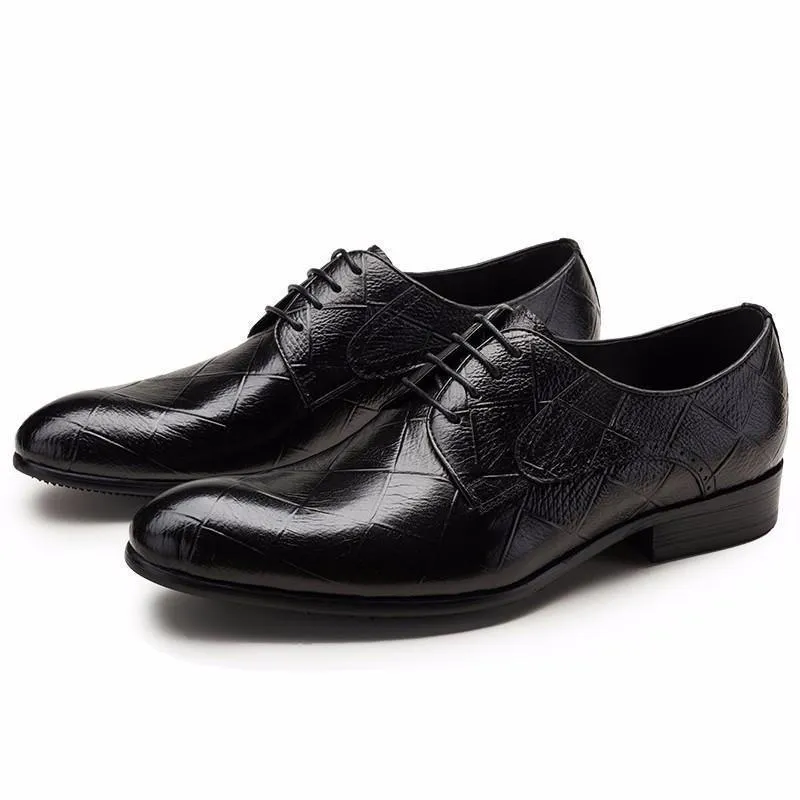 Genuine Leather Shoes For Men Fashion Oxford Shoes Mens Dress Shoes