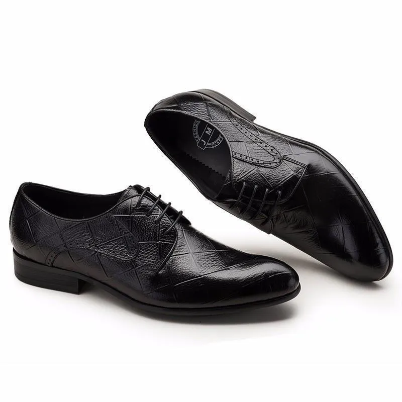 Genuine Leather Shoes For Men Fashion Oxford Shoes Mens Dress Shoes