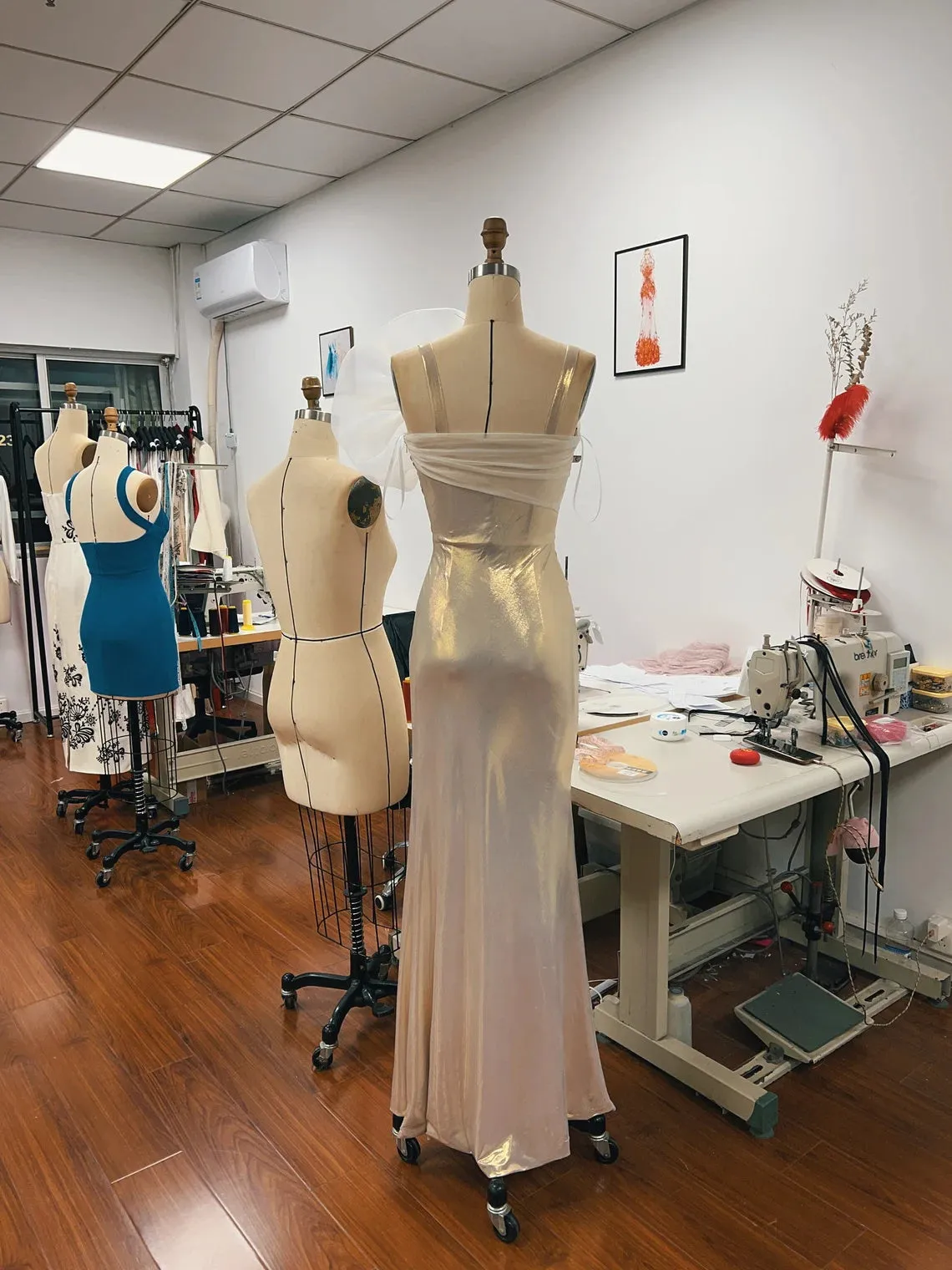 Gold Baroness Elsa Dress Sound of Music Costume